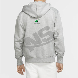 เสื้อฮู้ดผู้ชายแฟชั่นใหม่ ผ้าคอตตอนผสม สไตล์สตรีทแวร์ ทรงโอเวอร์ไซส์ รับสกรีนโลโก้ เสื้อฮู้ดลำลอง - Product Image 5