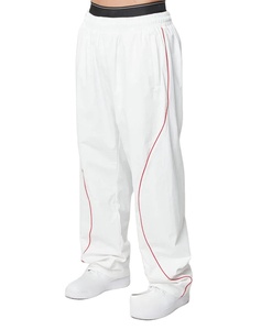 Pantalon de survêtement décontracté personnalisé, ample, coupe large, polyester/coton, taille mi-haute, respirant, coupe-vent, pour homme, 2026 - Product Image 4