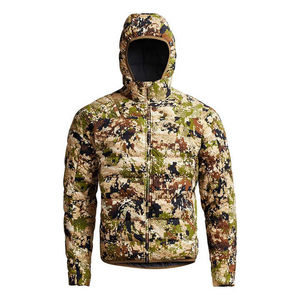 Veste de chasse d'hiver en polyester imprimée, coupe-vent, imperméable, respirante, légère, séchage rapide, protection UV, OEM - Product Image 1