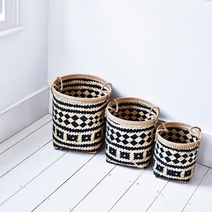 Panier à linge en bois de bambou avec poignée, décoration et organisation de la maison, prix bon marché en vrac - Product Image 3