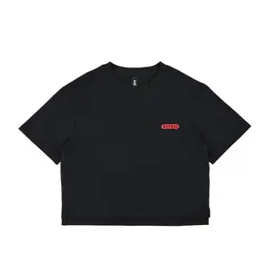 Top de gimnasio para mujer, camiseta de gimnasio holgada de 100% algodón personalizada, camiseta de entrenamiento transpirable ligera para deportes y Fitness - Product Image 4