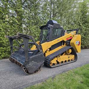 Chargeuse compacte sur chenilles CAT, attache broyeur forestier, chargeuse frontale, chargeuse-pelleteuse, capacité nominale de 4 tonnes, 92 kW - Product Image 6