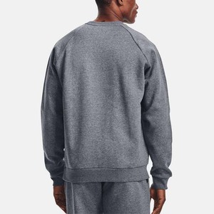 Sudadera con Capucha de Felpa Gruesa de 420 Gramos para Hombre, Color Sólido, Estilo Desgastado, Cuello Redondo - Product Image 2
