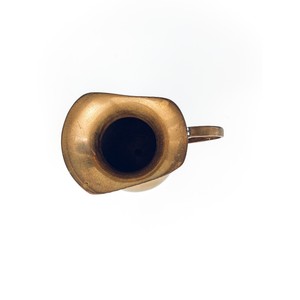 Jarra de Latón Ecológica de Alta Calidad Kraft World, Diseño Vintage Boho Moderno de Mediados de Siglo, Recipiente de Metal Dorado de 1 Litro - Product Image 6