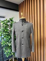 Manteau d'hiver élégant pour homme, coupe ajustée, en coton, de luxe - Vente en gros de mode