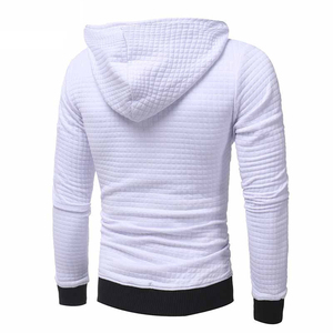 Sweat à capuche d'hiver en molleton imprimé sur mesure pour hommes, respirant, coupe-vent, en coton, sweat à capuche décontracté - Product Image 3