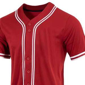 Camiseta de Béisbol Unisex al por Mayor, Impresión por Sublimación Personalizada, Ropa de Béisbol y Sóftbol para Jóvenes y Adultos - Product Image 1
