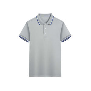 Meilleure qualité pour hommes pour chemises Logo brodé personnalisé 100% coton solide écologique respirant décontracté uniforme en tissu tricoté - Product Image 6