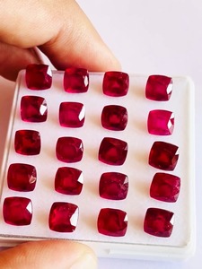 Cojín de calidad AAA, piedras preciosas de rubí Natural tratadas con calor, piezas de belleza únicas para la fabricación de joyas, Color rojo IGI certificado - Product Image 6