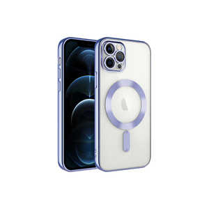 Funda Compatible con MagSafe para iPhone 12 Pro, NXXA Demre Lila, Silicona, Carga Inalámbrica, Protección de Cámara - Product Image 1