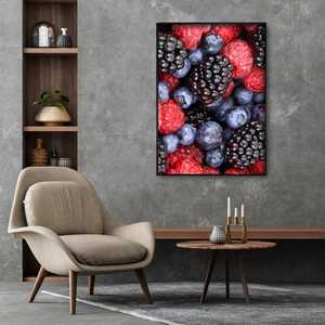 Juego de 3 Marcos Modernos para Póster DIN A1 Negros de 59.4 x 84.1 cm con Diseño Elegante de Naturaleza Muerta - Product Image 1