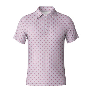 Camiseta de Golf para Hombre, Antiarrugas, Jersey Sólido de Poliéster y Spandex, Absorbe la Humedad, Logotipo Personalizado, OEM Vietnam - Product Image 3