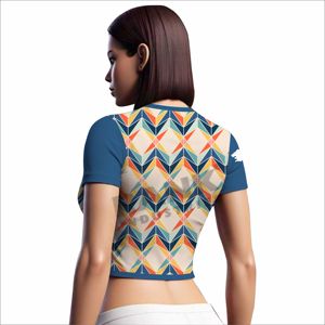 เสื้อครอปไซส์ใหญ่สำหรับผู้หญิงเสื้อครอปไซส์ใหญ่มีสไตล์ - Product Image 3