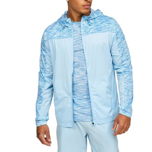 Nuevas chaquetas de manga larga ligeras personalizadas al por mayor para hombre, ropa deportiva de entrenamiento con cremallera frontal de 3 piezas - Product Image 5