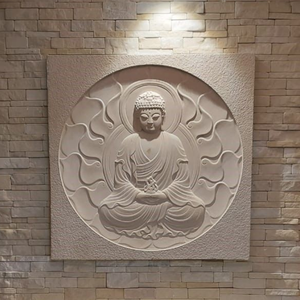 Sandstone Hand Carved Wall Murals 3D Luxury Home Decor Mural Wall Art Decorative Panels Mural for Living Room Wall Decoration - Product Image 4