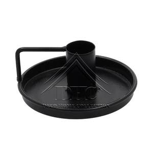 Bougeoir en fer métallique de style antique magnifiquement conçu pour la décoration de centre de table avec une finition durable et durable - Product Image 6