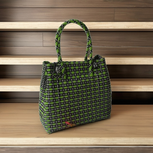 Bolsos ecológicos para mujer de la mejor calidad, moderno y moderno tejido de paja de plástico reciclado, elegante bolso de nuevo estilo - Product Image 1