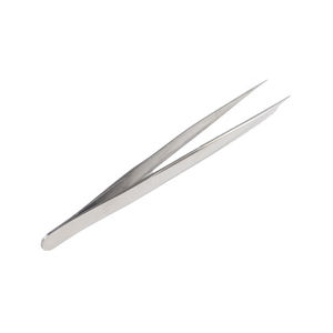 Pinzas de pestañas de acuminación de cúspide recta de precisión de acero inoxidable, herramienta móvil de artesanía fina para eliminación de espinillas, Color negro - Product Image 5