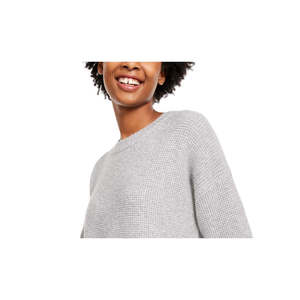 Maglione a Maniche Lunghe Hippie Rose Junior per Ragazze, Casual con Stampa, Lavorato a Maglia, per Autunno e Inverno, Decorazione con Bottoni Frontali, Grigio, Taglia Large - Product Image 2