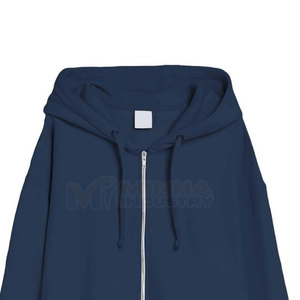 Sweat-shirt oversize confortable de style streetwear avec fermeture éclair sur le devant, style moderne, sweat-shirt oversize unisexe avec fermeture éclair - Product Image 6
