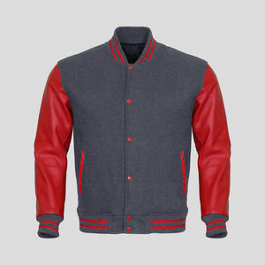 Bomber Jacket <b>Men</b> Baseball Biker Faux Pilot Varsity <b>Fleece</b> College Top <b>Black</b> Slim Fit Plain Dyed Waterproof Breathable Winter - Product Image 5