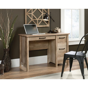 Modular Rectangular Metal Frame Writing Office <b>Desk</b> Computer Workstation for Executives Managers Melamine Wood Style - Product Image 6