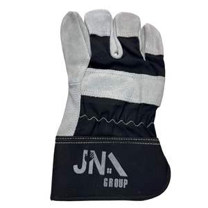 Gant gréeur vache fendu canadien jardinage gants de travail en cuir robuste pour hommes travaux miniers et de construction - Product Image 3