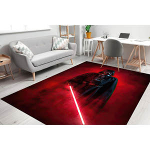 Tapis Darth Vader : Décoration de la grotte de l'homme Star Wars, tapis antidérapant, tapis moelleux à poils longs - Product Image 2