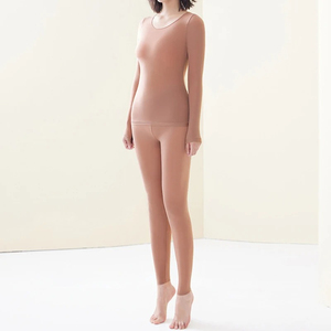 Calzoncillos largos para mujer, ropa interior básica de poliéster, conjunto de capa Base térmica, Invierno transpirable cálido sin costuras de alta calidad - Product Image 6