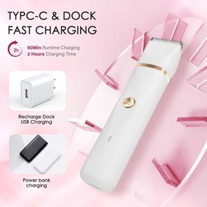 Depiladora Eléctrica para Mujer con Función Húmeda/Seca, Resistente al Agua IPX6, Recortadora de Bikini para Axilas, Piernas, Brazos y Rostro, Lavable - Product Image 2