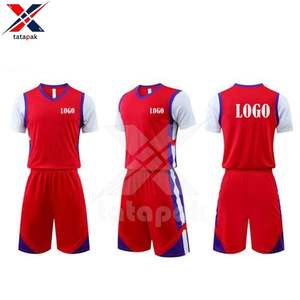 Fabricant d'uniformes de basket-ball OEM les mieux notés, concevez votre kit d'équipe avec des couleurs et des logos personnalisés, respirant, grande taille, été - Product Image 6