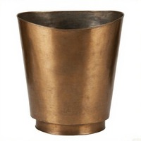 Poubelle AluVault Can Style en acier galvanisé, faite à la main, à pédale, écologique, de haute qualité, pour l'intérieur, avec rangement des déchets, sur pied