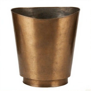 AluVault Can Style Cubo de basura de red de metal hecho a mano Caja de cesta de almacenamiento de residuos interior de alta calidad Estructura de pie en venta al por mayor - Product Image 3