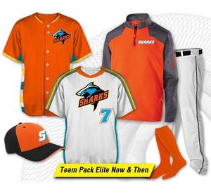 Uniforme de baseball OEM avec couleur et taille personnalisées, haute tendance, uniforme élégant à coupe régulière, kits d'uniformes de baseball - Product Image 2