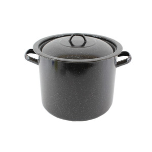 Zománcozott fazék fekete 45ซม. 53 literes + fedkv - Product Image 1