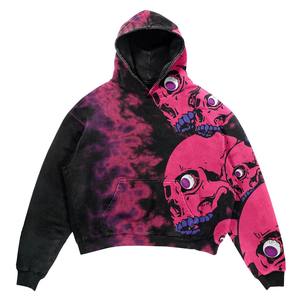 Sudadera con capucha de gran tamaño con logotipo personalizado de alta calidad para hombre Nuevo diseño de sublimación de moda de talla grande para invierno - Product Image 2