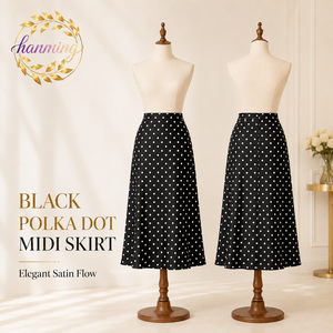 Jupes Midi pour Femmes 2026 Printemps-Été Légères Coupe Trapèze Taille Haute pour Invitée de <span class=keywords><strong>Mariage</strong></span> Soirée en Soie <span class=keywords><strong>Longue</strong></span> - Product Image 5