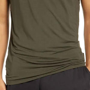 เสื้อกล้ามออกกำลังกายผู้ชายแบบลำลองสั่งทำขายส่ง คุณภาพสูง ระบายอากาศได้ดี น้ำหนักเบา สีพื้น ผ้าฝ้ายผสมโพลีเอสเตอร์ ถักแบบคอโอ - Product Image 6