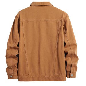 Chaqueta Vintage Personalizada para Hombre, 100% Algodón Lavado, Estilo Casual, Corte Entallado, Chaqueta Vintage para Hombre - Product Image 2