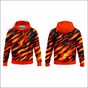 เสื้อฮู้ดทีมแบบกำหนดเองสำหรับฤดูหนาว ขายส่ง ผ้าฝ้าย ระบายอากาศได้ดี พิมพ์ลาย ซับลิเมชั่น ปักโลโก้ หมายเลข ชื่อ ผู้ผลิต OEM/ODM - Product Image 3