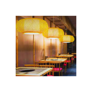 Pantalla de mimbre, luz colgante asiática de buena calidad, decoración de Hotel, artesanía, tamaño personalizado, Color personalizado, fabricante de Vietnam - Product Image 6