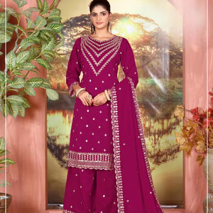 Nuevo Traje de Organza Pesada con Bordado y Trabajo a Mano con Dupatta Elegante para Venta al por Mayor - Product Image 2