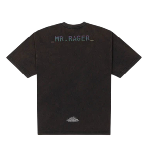 เสื้อยืดผู้ชายสีดำเข้มทรงหลวมผ้าฝ้าย 100% สไตล์วินเทจลำลองสตรีทแวร์เนื้อผ้านุ่มระบายอากาศดีเหมาะสำหรับใส่ในชีวิตประจำวันในเมือง - Product Image 3