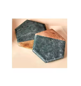 Modern Antique Design Marble Wood Coasters Attractive Indian Handicrafts with Natural Finishing Eco-Friendly Hot Selling Coaster - Product Image 6