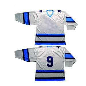 Camisetas de Hockey sobre Hielo Personalizadas al por Mayor, Económicas, Cómodas, Sublimadas, para Jóvenes, Niños y Hombres, Estilo Vintage - Product Image 3