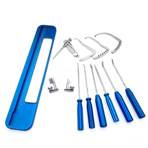 Juego de Instrumentos Ortopédicos para Artroscopia, Herramientas Quirúrgicas Manuales para Reconstrucción de Ligamentos de Rodilla, Certificación CE Clase II - Product Image 2