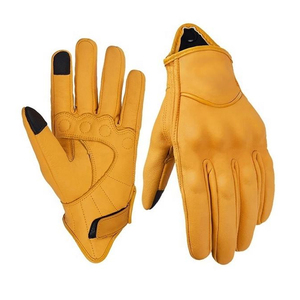 Gants de moto en cuir de haute qualité, dernier design, logo de l'entreprise du client imprimé, vente chaude, prix bas - Product Image 6