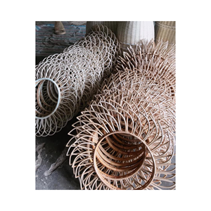 Rattan <b>mirror</b> decorative sunburst design, <b>wicker</b> frame with glass, wall decor for homes, made in Vietnam, High quality - Product Image 5