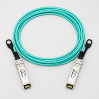 Kabel Optik Aktif 10G AOC, Kabel Serat Optik Kecepatan Tinggi, Perakitan Kabel Transmisi Jaringan SFP untuk Koneksi Pusat Data
