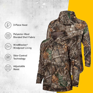 Haute qualité personnalisé en gros imperméable respirant Soft Shell chasse veste Camouflage sweat à capuche hommes chasse ensemble - Product Image 3